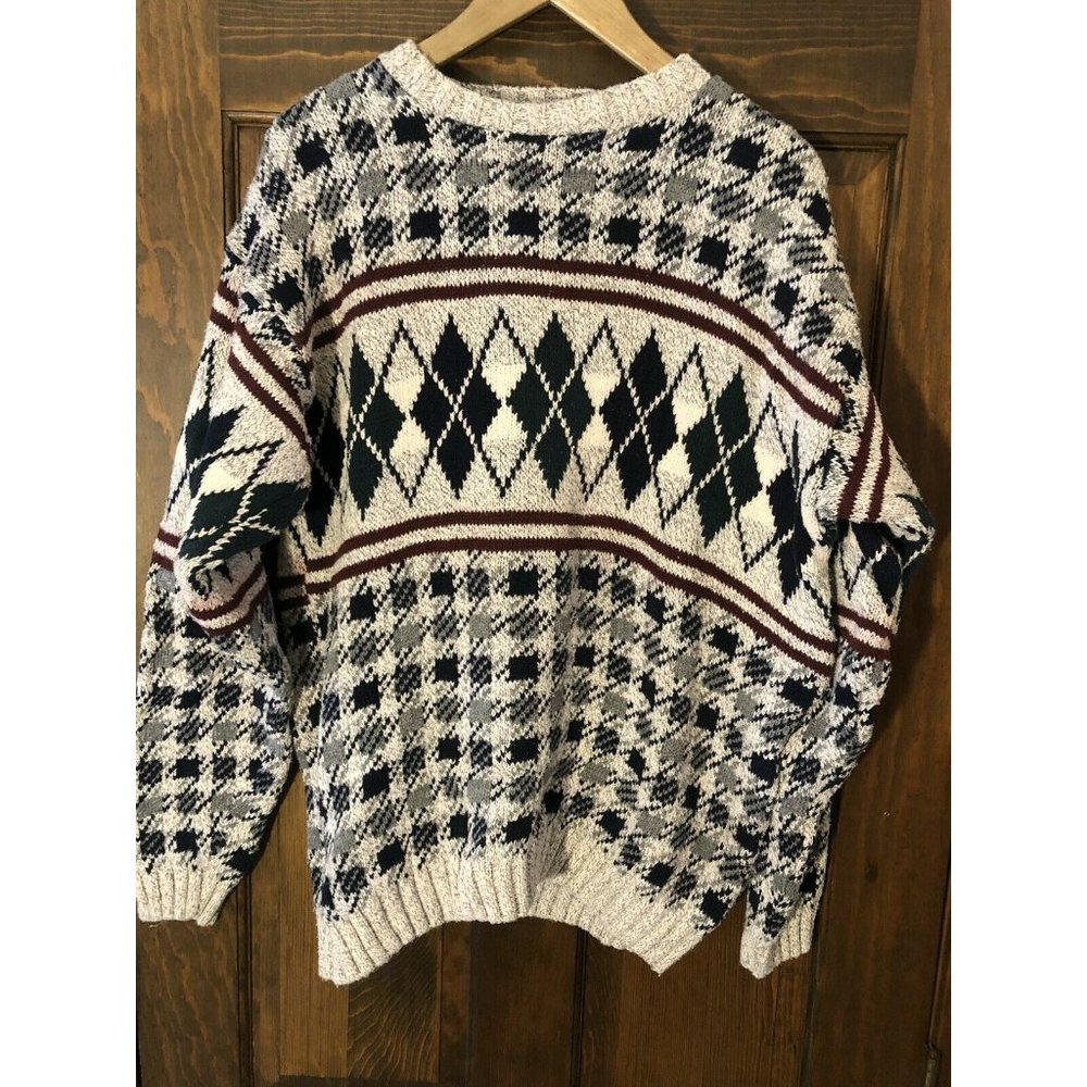 Vintage Grandpa Sweater Mens Large